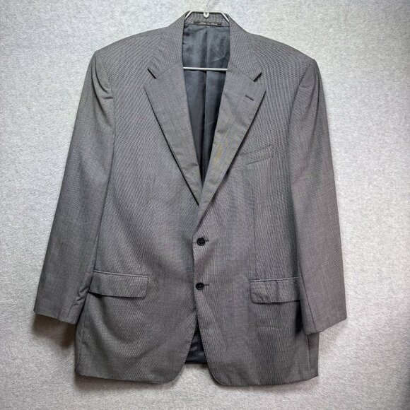 Corneliani Jacket Extra Fine Virgin Wool 46 US Made in Italy Gray Blazer - Picture 1 of 15